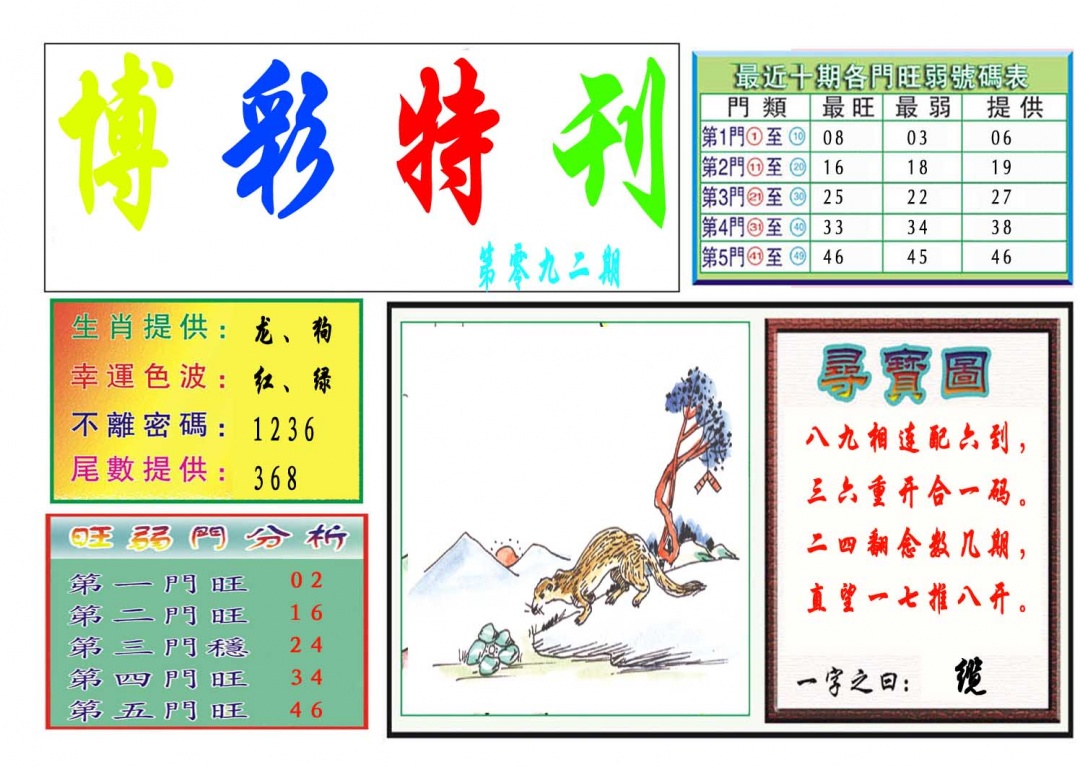 092期博彩特刊[图]