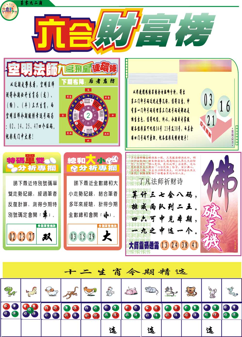 092期财富榜[图]